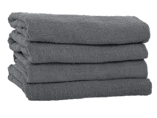 Gray Color Mikvah Towels Plush Ring Spun 100% Cotton