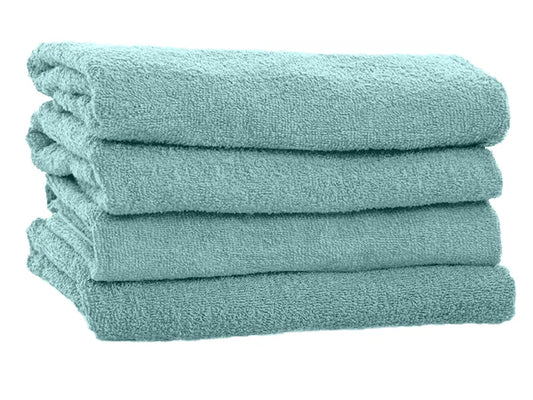 Sea Foam Color Mikvah Towels Plush Ring Spun 100% Cotton