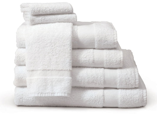 Economy White Color Bath Towels 16/S  86% Cotton, 14% Poly